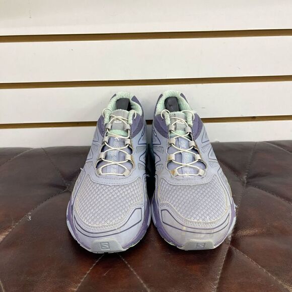 Salomon X Scream 3D Womens Trail Running Shoe Gray Blue Size 9.5 - Picture 2 of 7